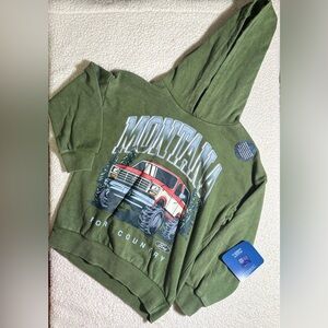 Ford Kids Olive Green Montana Hoodie
